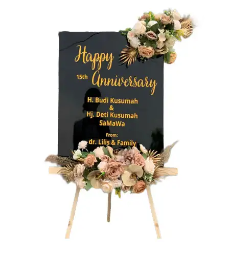 Papan Bunga Akrilik Tobololo