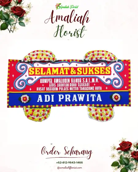 Papan Bunga Ucapan Selamat Tobololo